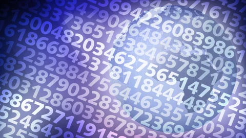 Science combines counting numerical algorithms, and data science to process and Stock Footage 271180895