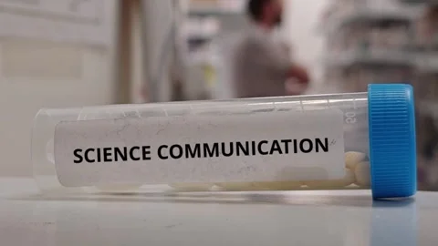 SCIENCE COMMUNICATION oral tablet digital health communication innovation and Stock Footage 346728744