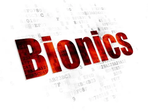 Science concept: Bionics on Digital background Stock-Illustration