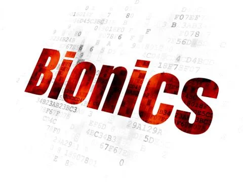 Science concept: Bionics on Digital background Stock-Illustration