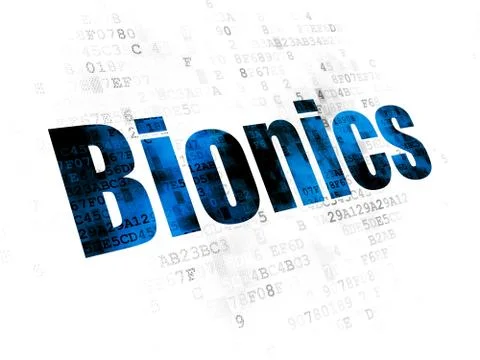 Science concept: Bionics on Digital background Stock-Illustration