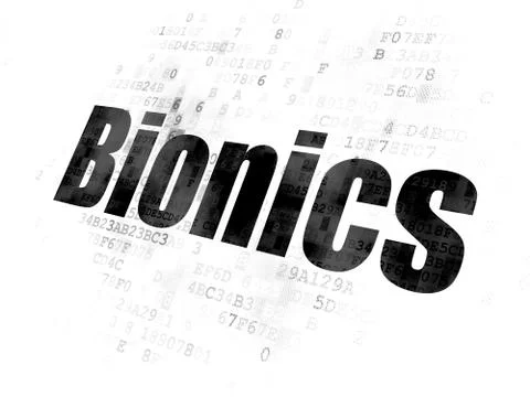 Science concept: Bionics on Digital background Stock-Illustration