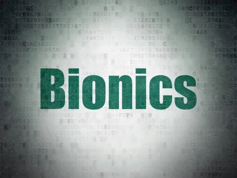 Science concept: Bionics on Digital Paper background Stock-Illustration