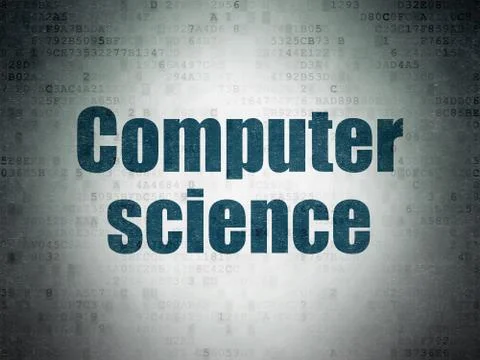 Science concept: Computer Science on Digital Paper background Stock Illustration