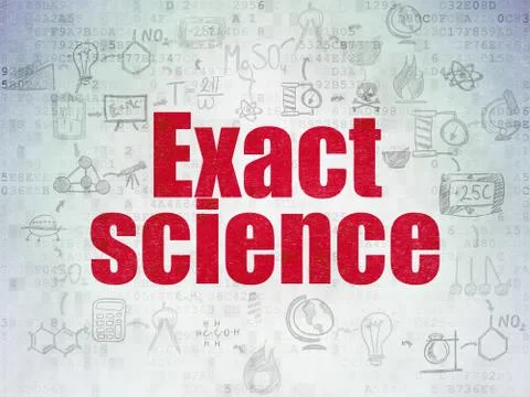 Science concept: Exact Science on Digital Paper background Stock-Illustration