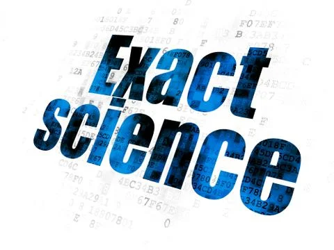 Science concept: Exact Science on Digital background Stockillustratie