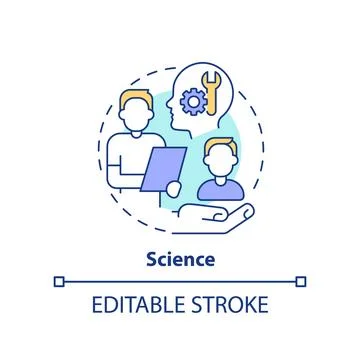 Science concept icon Stock Illustration