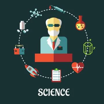 Science concept Stock Illustration