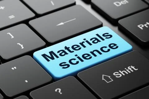 Science concept: Materials Science on computer keyboard background イラスト素材