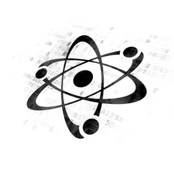 Science concept: Molecule on Digital background Stock-Illustration