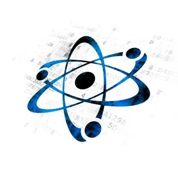Science concept: Molecule on Digital background Stock-Illustration