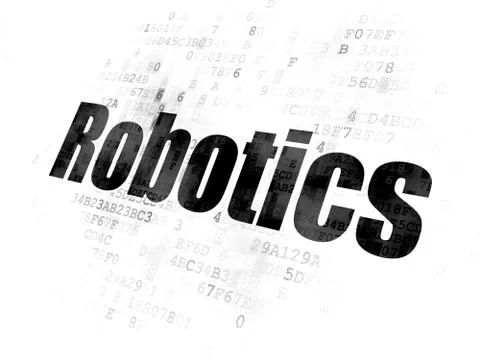 Science concept: Robotics on Digital background Stock-Illustration