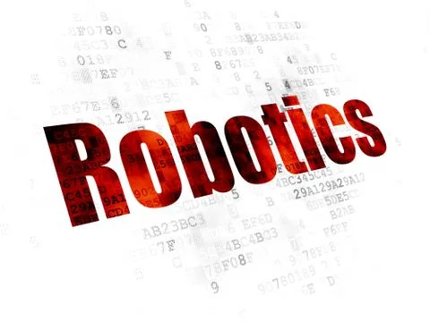 Science concept: Robotics on Digital background Stock Illustration