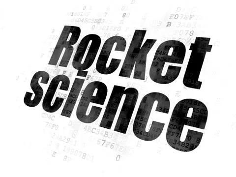 Science concept: Rocket Science on Digital background Stock-Illustration