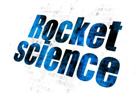 Science concept: Rocket Science on Digital background Stock-Illustration