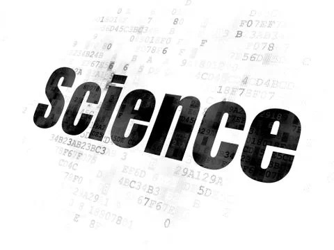 Science concept: Science on Digital background Stock Illustration