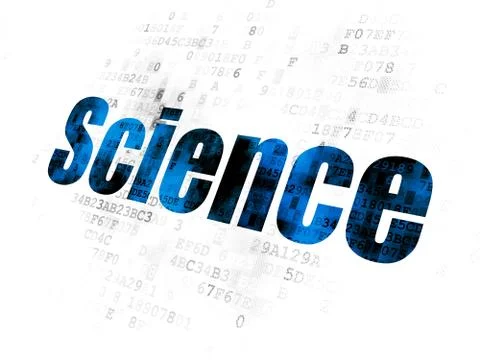 Science concept: Science on Digital background Stock-Illustration