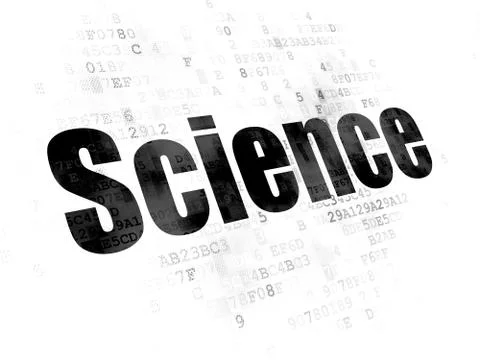 Science concept: Science on Digital background イラスト素材