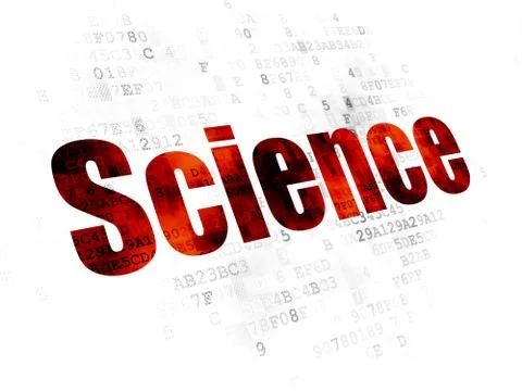 Science concept: Science on Digital background Stock-Illustration