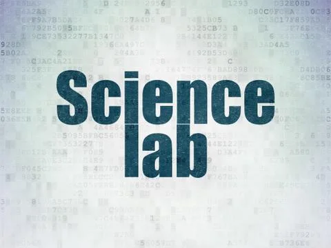Science concept: Science Lab on Digital Paper background 스톡 일러스트