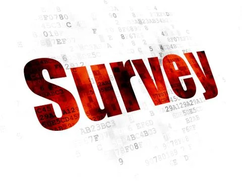 Science concept: Survey on Digital background Stock-Illustration