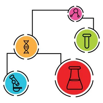 Science Data Chart Illustrazione stock