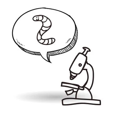 Science design. microscope icon. Isolated illustration , vector 스톡 일러스트