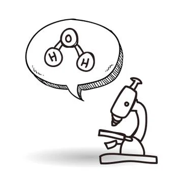 Science design. microscope icon. Isolated illustration , vector Stock Illustration