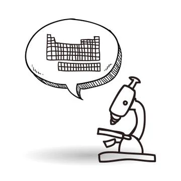 Science design. microscope icon. Isolated illustration , vector Stock Illustration
