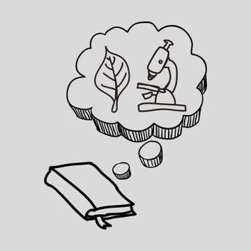 Science design. microscope icon. Isolated illustration , vector Stock Illustration