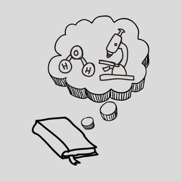 Science design. microscope icon. Isolated illustration , vector Stock Illustration