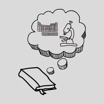 Science design. microscope icon. Isolated illustration , vector Stock Illustration