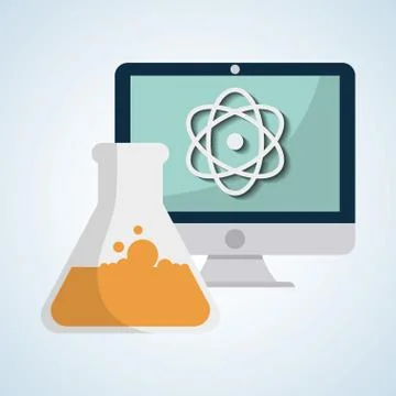 Science design. technology icon. Research concept Illustrazione stock