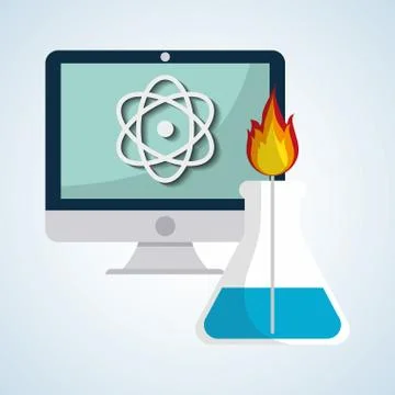 Science design. technology icon. Research concept Stock Illustration