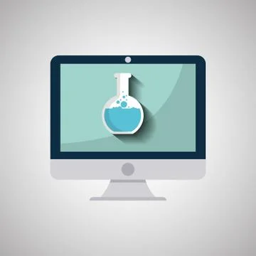 Science design. technology icon. Research concept, vector illustration Illustrazione stock