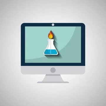 Science design. technology icon. Research concept, vector illustration Illustrazione stock