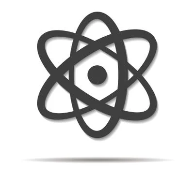 Science double shadow icon vector Stock Illustration