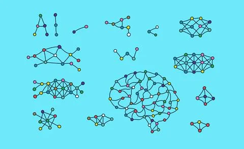 Science education backdrop. AI elements. AI banner. Illustrazione stock