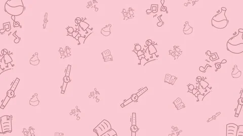 Science Education Background with Molecules and Awards. Stock Footage 320148452