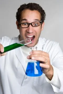 Science experiment Stock Photos