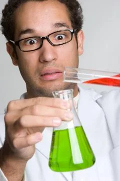 Science experiment Stock Photos