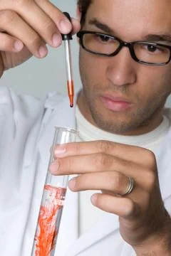 Science experiment Stock Photos