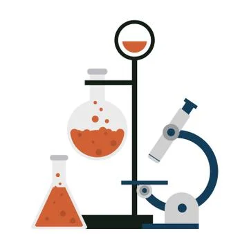 Science experiments and investigation Stock Illustration