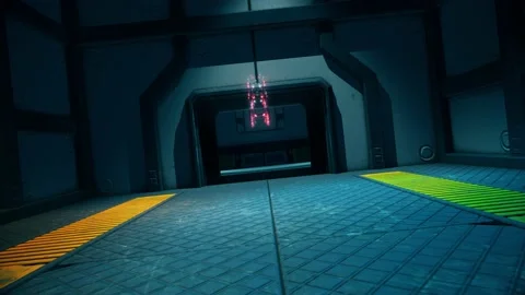 Science Fiction Base Video stock 197376332