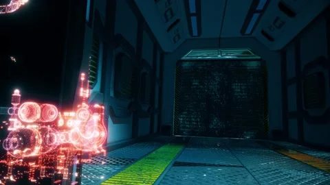 Science Fiction Base v2 Stock Footage 197376358