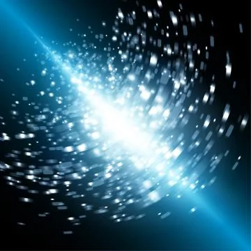 Science fiction motion glitter light background, eps10 vector illustration Stock Illustration