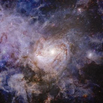 Science fiction space wallpaper. Elements of this image furnished by NASA ... Stock Photos