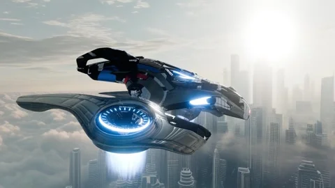 A science fiction video Stock Footage 318946156