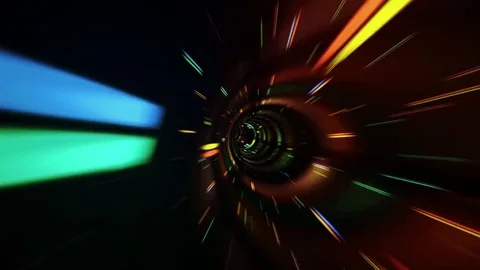 Science Fictional Vortex or a Wormhole Stock Footage 82813258