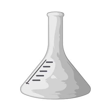 Science flask illustration Stock Illustration
